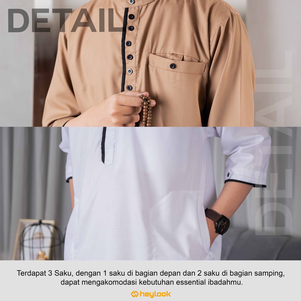 BAJU KOKO KURTA MAHEER PRIA LENGAN PANJANG GAMIS BAJU KOKOH