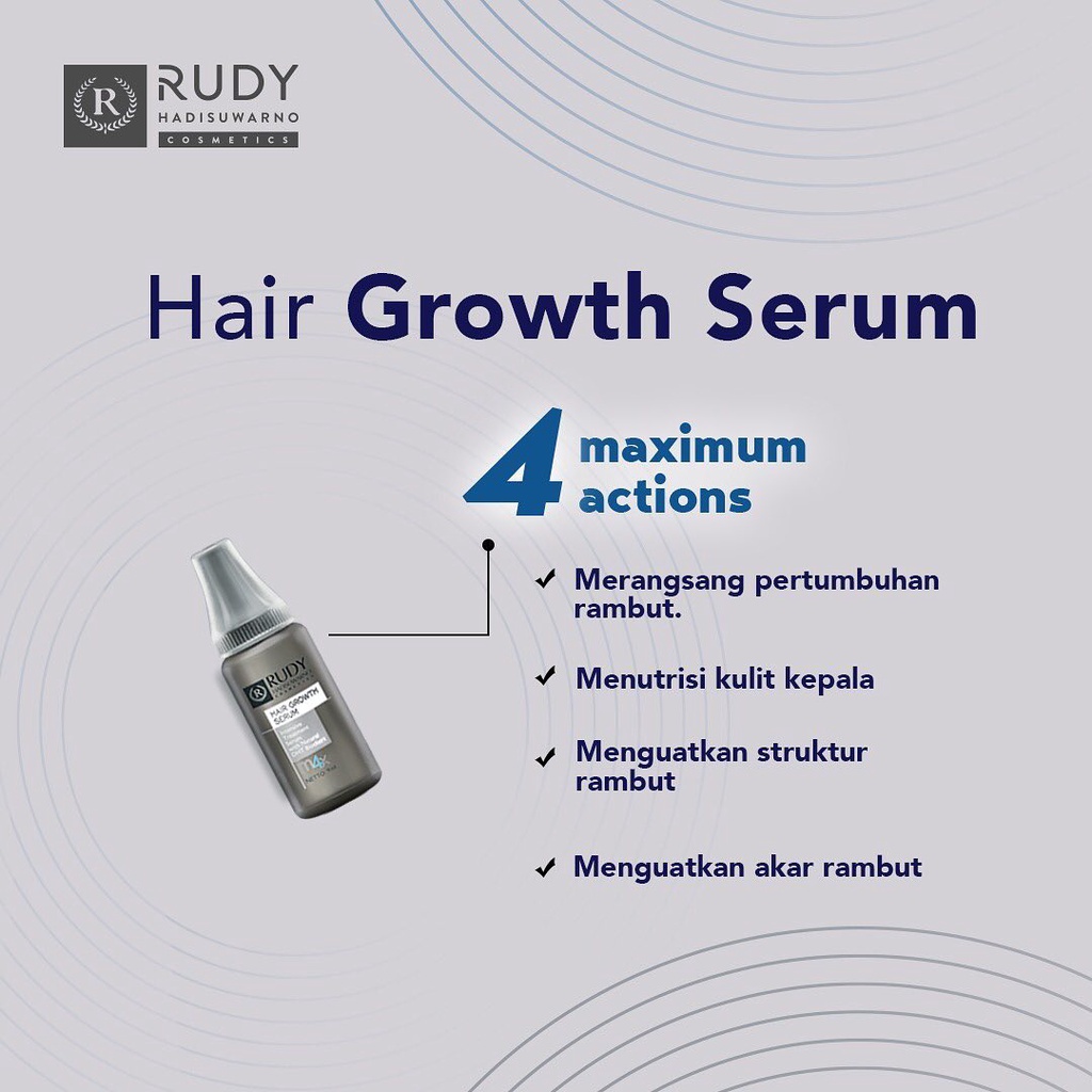 ★ BB ★ Rudy Hadisuwarno Cosmetics Hair Growth Serum 6x9ml | RHC