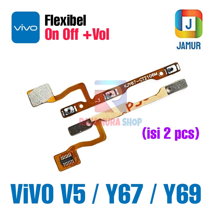 FLEXIBEL ON OFF VOL VIVO V5 (2pcs) FLEXIBEL ON OFF VOL VIVO Y67 FLEXIBEL ON OFF VOL VIVO Y69 FLEXIBE
