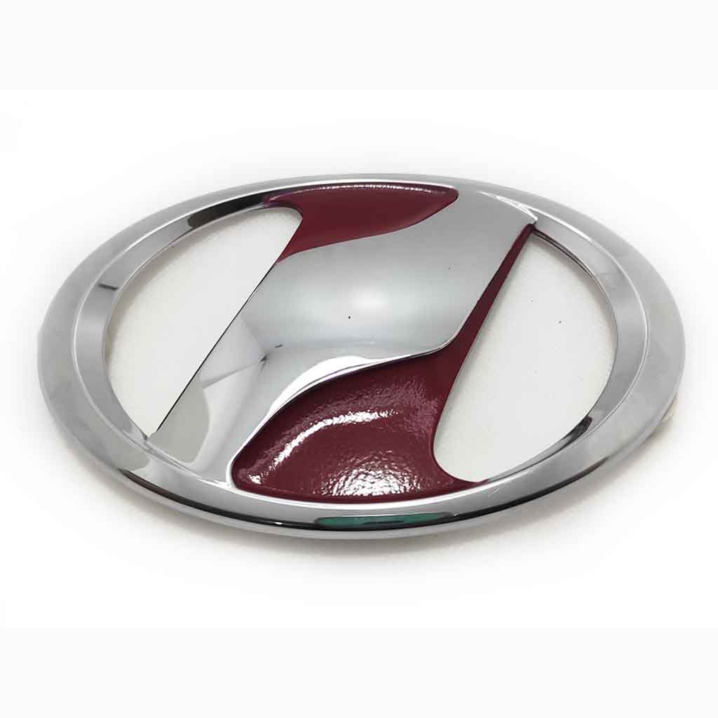 Emblem Logo Mobil Vitz Vellfire Merah Chrome Berbagai Ukuran