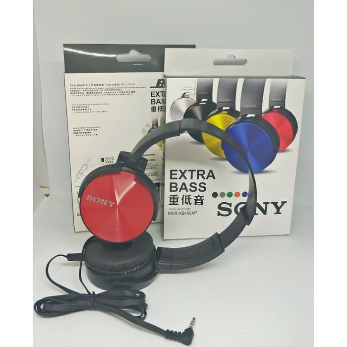 HANDSFREE HEADPHONE BANDO S-O-N-Y MDR XB450AP