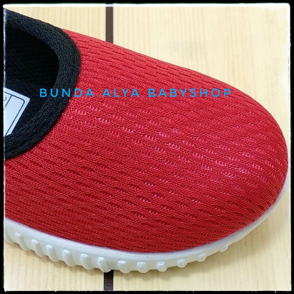 Sepatu Anak Perempuan 1 - 8 Tahun MERAH Lentur Sepatu Anak Cewek Cowok Sporty Size 22 - 35 Elastis