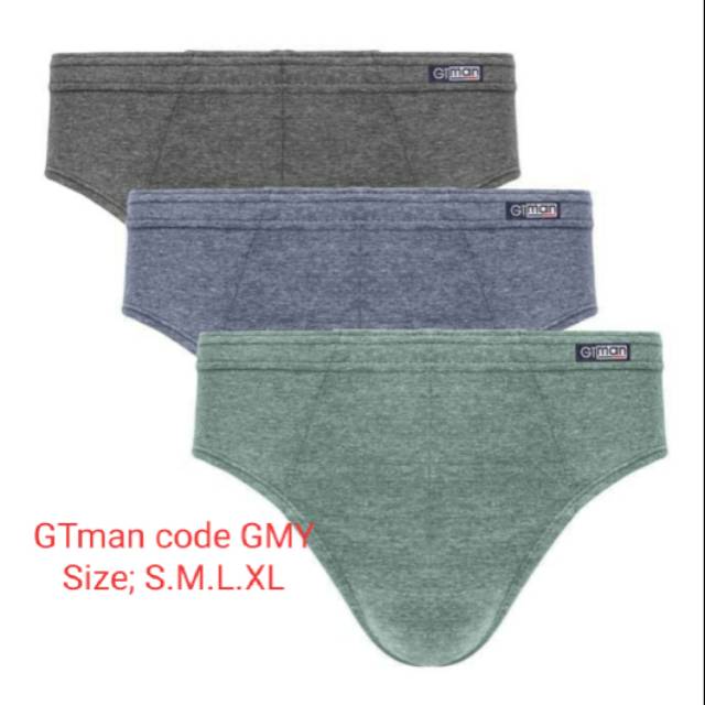 (3pcs) cd GTman Gmy S.M.L.XL / CELANA DALAM PRIA / CELANA DALAM GTman / cd cowo