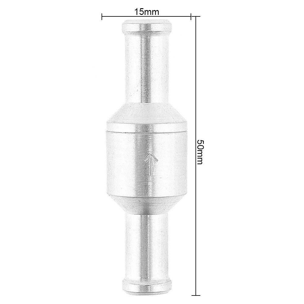 6per8 /10 /12mm Aluminium Alloy Non-Return One Way Air Fuel Oil Check Valve