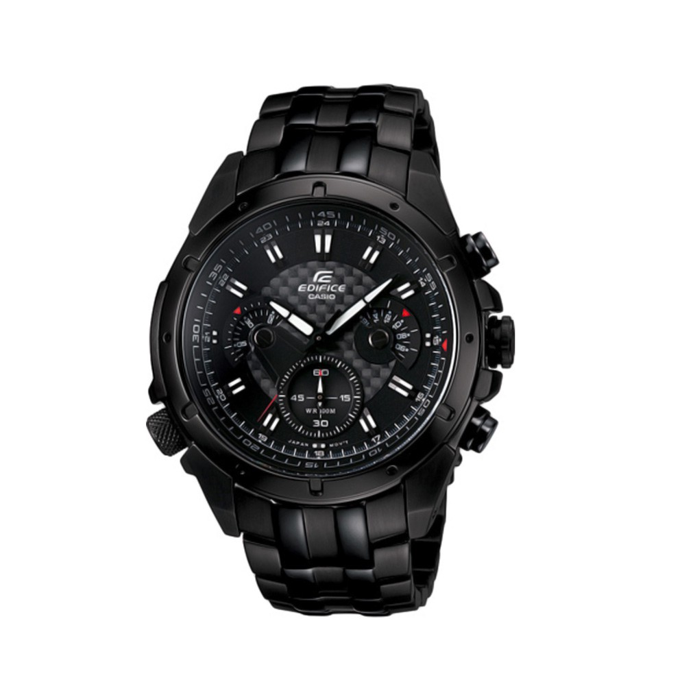 Jual Casio Edifice EF-535BK-1AV Black stainless steel chronograph - Jam  Tangan Pria Indonesia|Shopee Indonesia