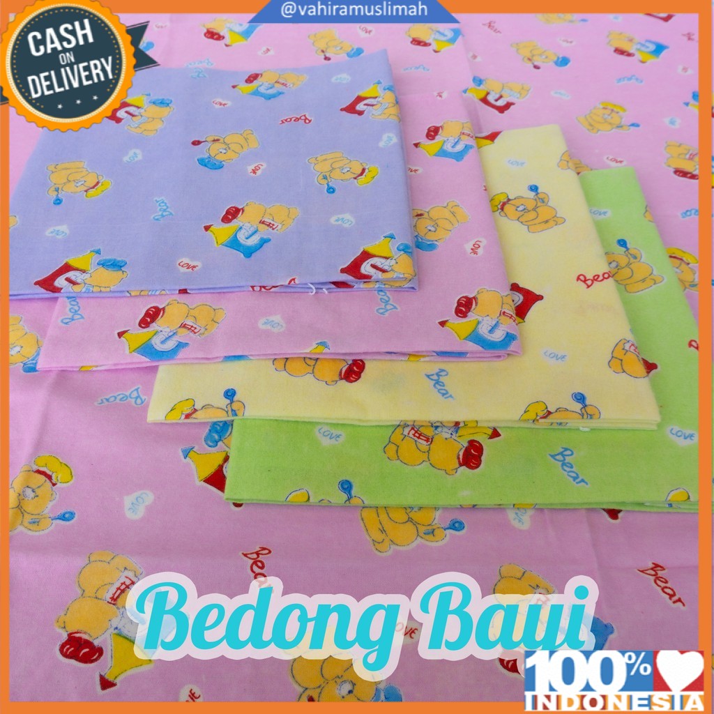 Bedong bayi Kotak Murah Flanel besar KLW