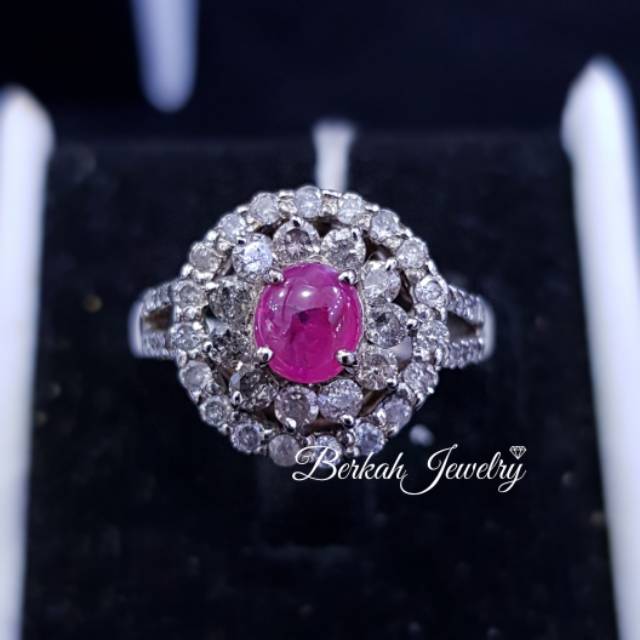 emas batu ruby ring