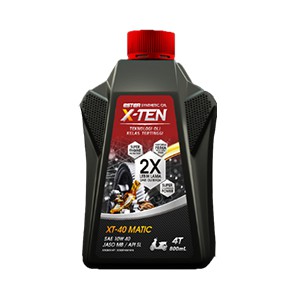 TERMURAH OLI X-TEN MATIC / OLI MOTOR MATIC / OLI X-TEN 10W40 MATIC 800ml / OLI YAMAHA