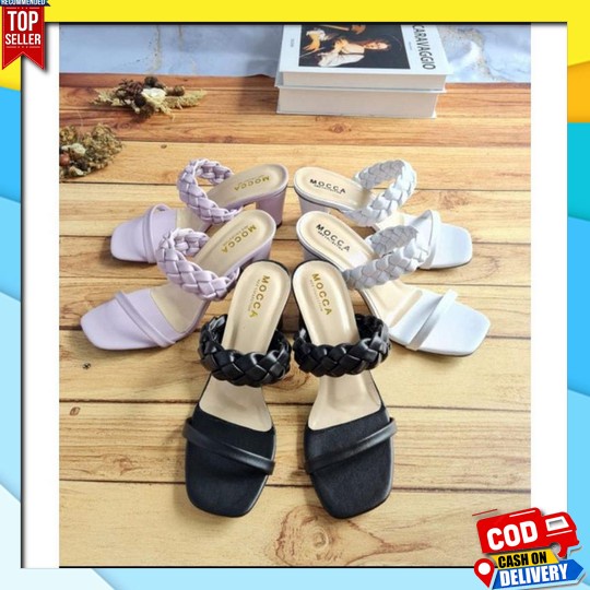 Sendal Sandal Pesta High Haigh Hil Heels Pesta Kondangan Tali Belakang Sepatu Spatu Premium Wanita T