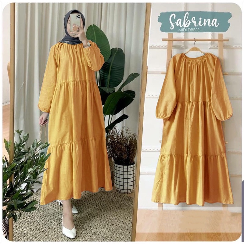 RD FASHION SABRINA MIDI DRESS TUNIK JUMBO