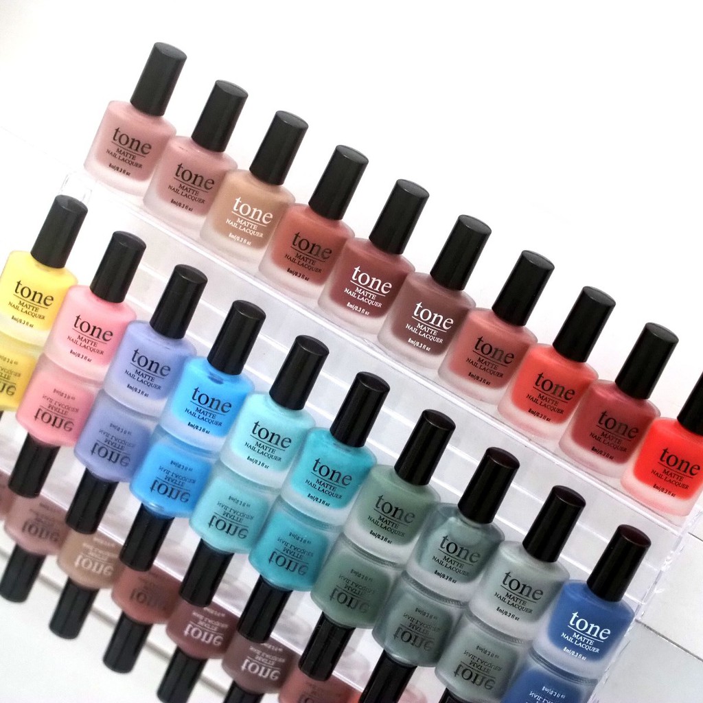 Kutek Matte TONE Chic Palette Nail Polish BPOM Seri Warna Baru All New Color Paling Lengkap