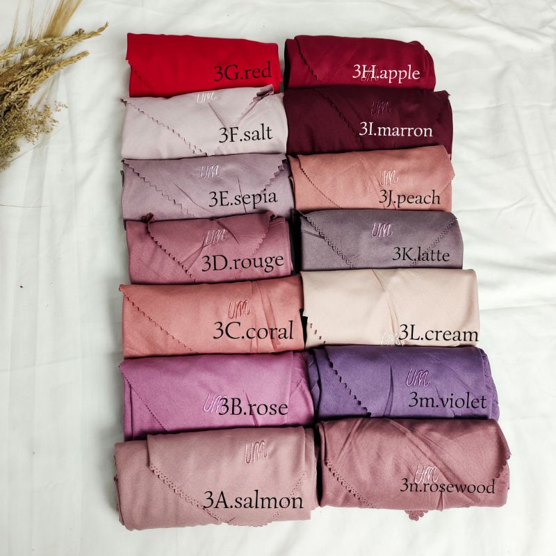 JILBAB VOAL POLOS UMAMA original jilbab segiempat polos