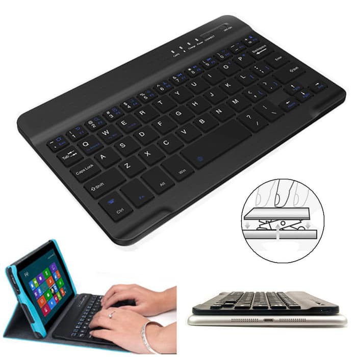 Wireless Slim Keyboard Bluetooth iPad Tablet Tab Android Mac Windows hp laptop IOS PC 5.0