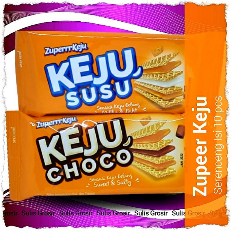 Zuper Keju Choco& Susu Sereceng isi 10 pcs