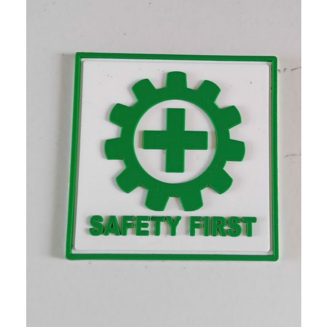 Patch Rubber Emblem Logo k3 Safety First