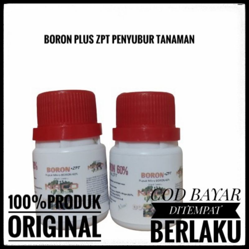 PUPUK BORON MURNI PLUS ZPT KEMASAN 50 ML
