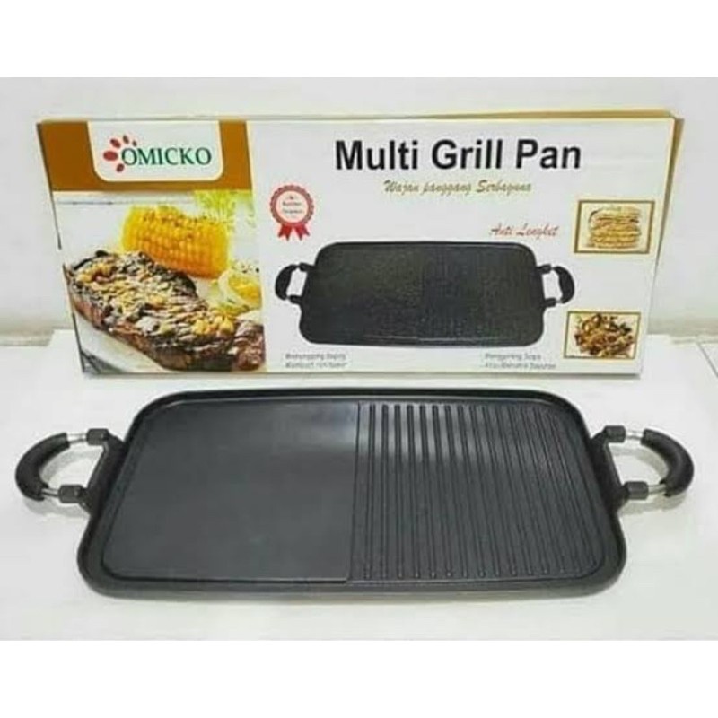 OMICKO multi grill pan 2 sisi