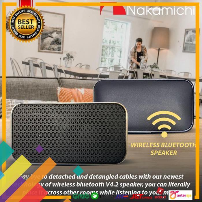 ON SALE.. NAKAMICHI MY MEIRYO SLIM WIRELESS BLUETOOTH ACTIVE SPEAKER PORTABLE - BIRU ..TERLARIS