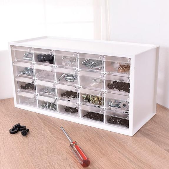 

Lemari Barang Kecil A9-520 Shuter Small Parts Cabinet Putih Terlaris