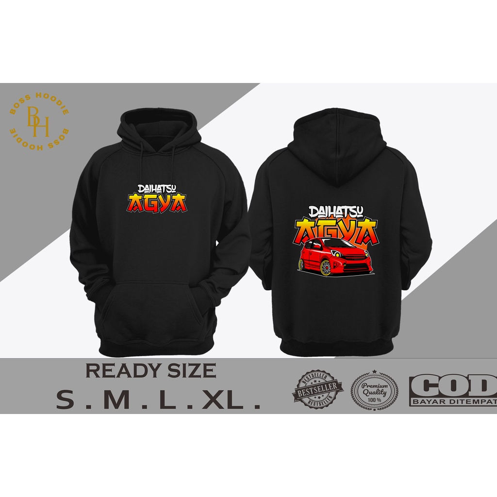 HOODIE MOBIL DAIHATSU AGYA OTOMOTIF | HOODIE PRIA | JAKET PRIA | HOODIE KEREN