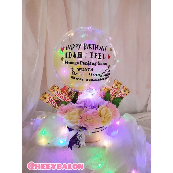 Kado/balon hot air/bouquet balon/balon ultah/buket bunga/balon ultah/balon snack/buket snack/bunga