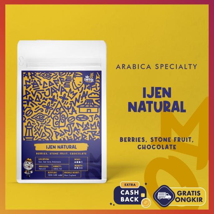 

Kopi Arabika Java Ijen Natural 500g Single origin Arabica Specialty -Diskon Besar