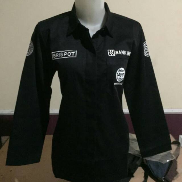 Baju Bengkel BRI Trans Wanita Lengan Panjang