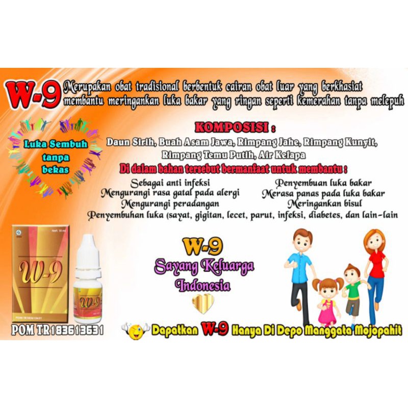 obat luka W-9