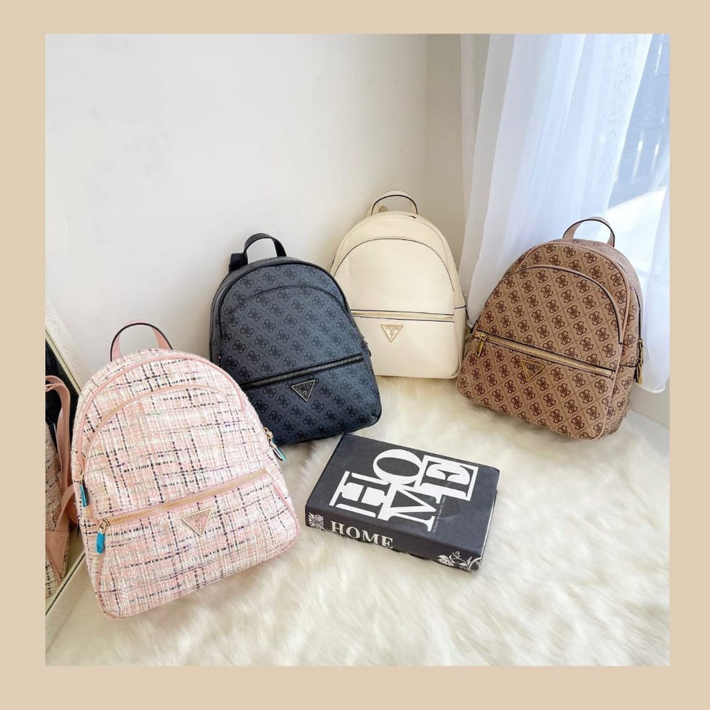 tas bagpack ransel wanita guess import