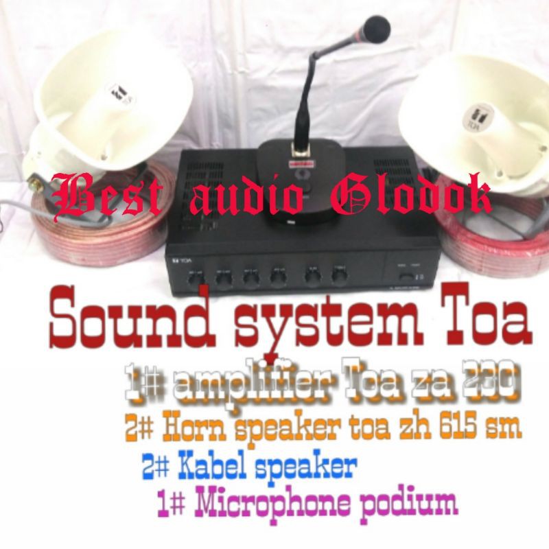 Sound system Toa lapangan atau outdoor