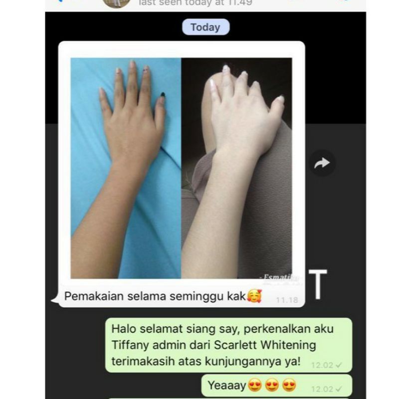 body lotion Scarlett/body lotion Scarlett