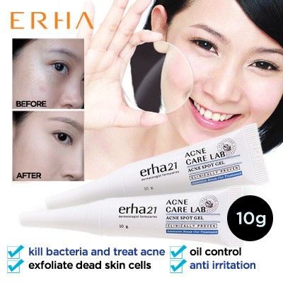 ERHA ACNE SPOT GEL OBAT TOTOL JERAWAT AMPUH BASMI JERAWAT BEST SELLER