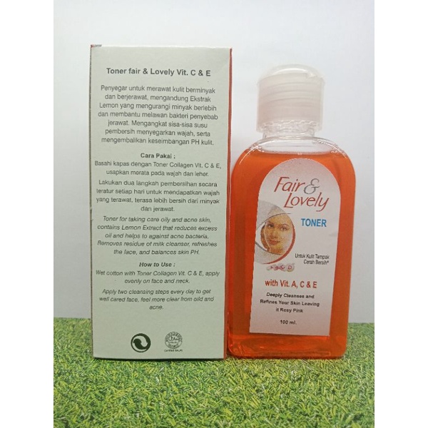 TONER FAIR &amp; LOVELY 100 ml. ORIGINAL