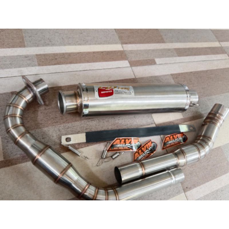 KNALPOT CLD MOSTER LEHER BOM PNP GL SCORPIO CB MP