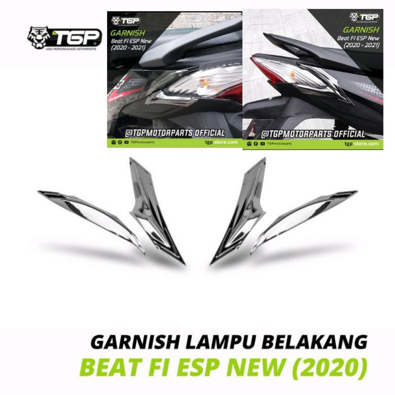 TGP Garnish Lampu Belakang Honda BEAT CBS ISS NEW 2020 / 2021