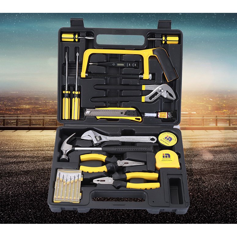 Toolset Toolkit Toolbox Tool Set Tool Kit Tool Box 15 Pcs Perkakas Rumah Tangga