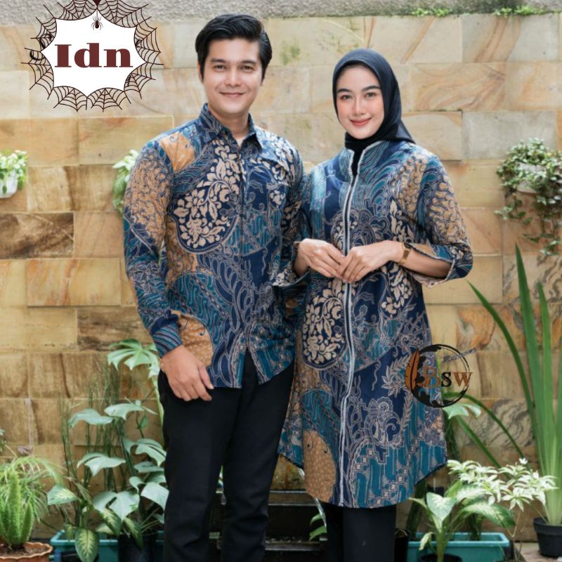 Baju Batik Couple Atasan Kemeja Tunik batik jumbo M L XL XXL XXXL