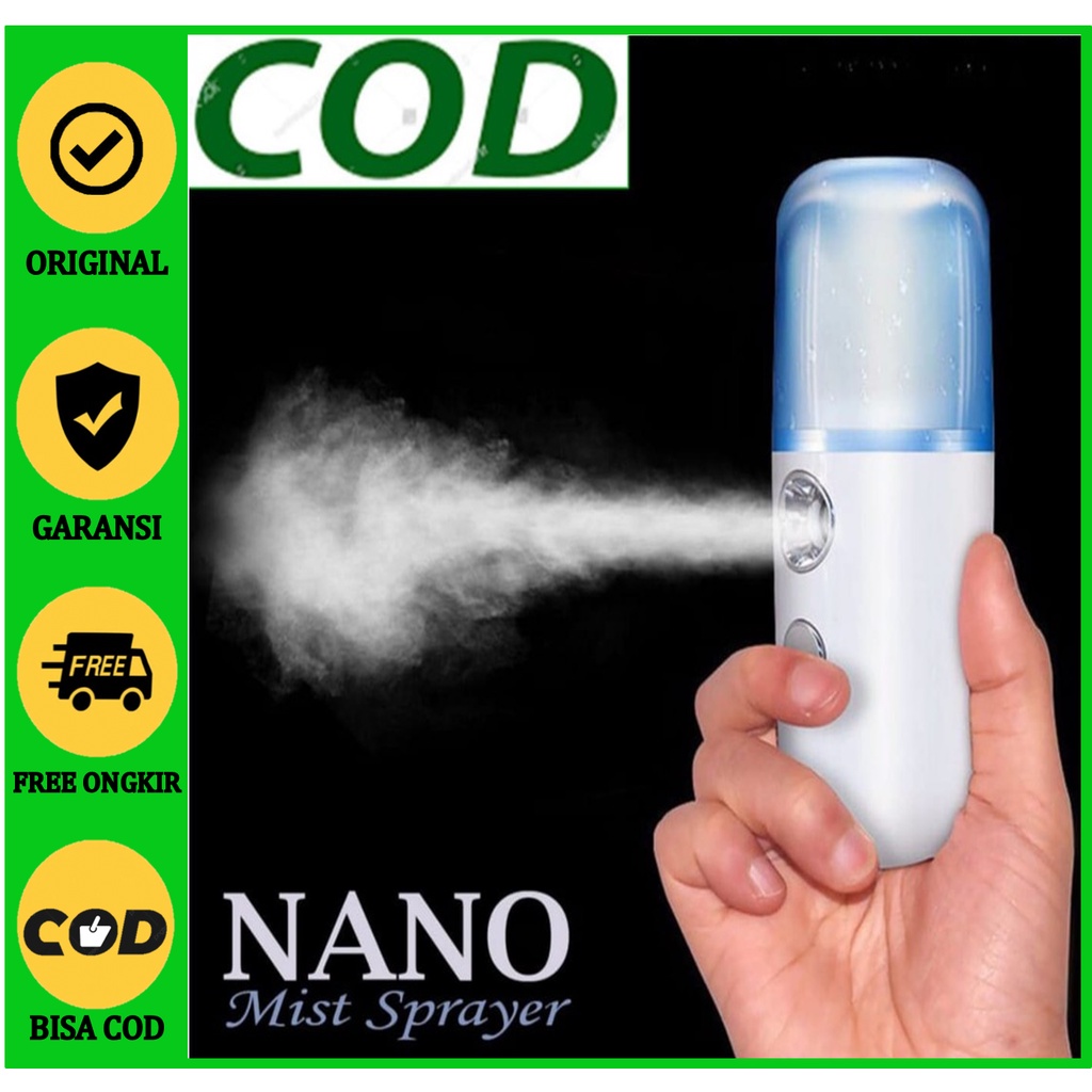 COD - Alat Semprot Wajah - Nano Spray Portable Mini - Nano Spray Wajah - Alat Spray Pelembab Wajah N