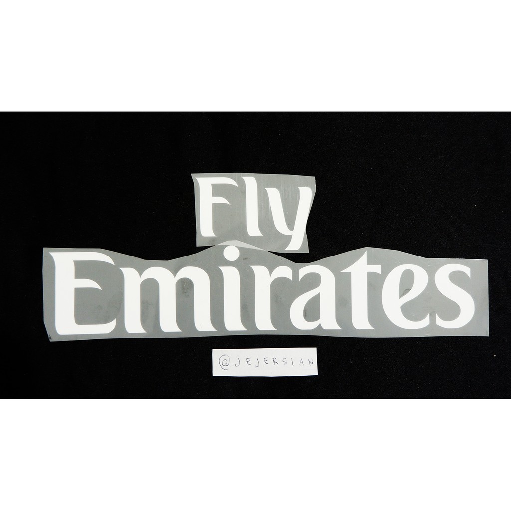 SPONSOR REMAKE Fly Emirates Warna Putih