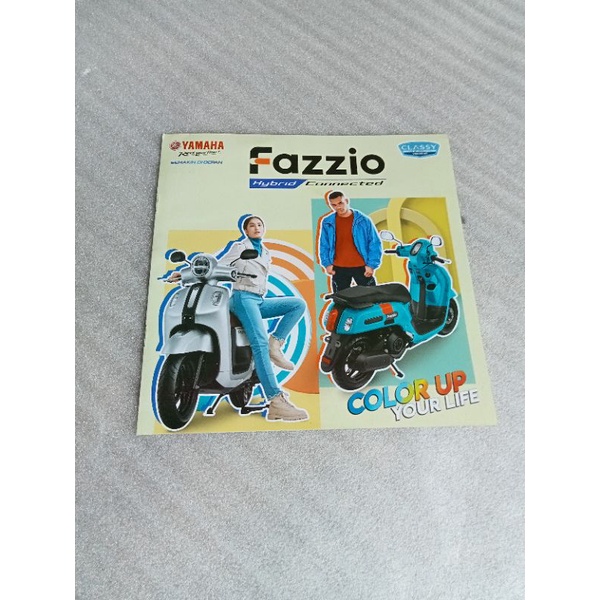 brosur iklan yamaha fazzio original