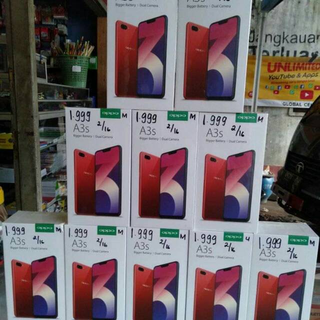 Oppo A3s 6.2inchi RAM 2GB ROM 16 16GB