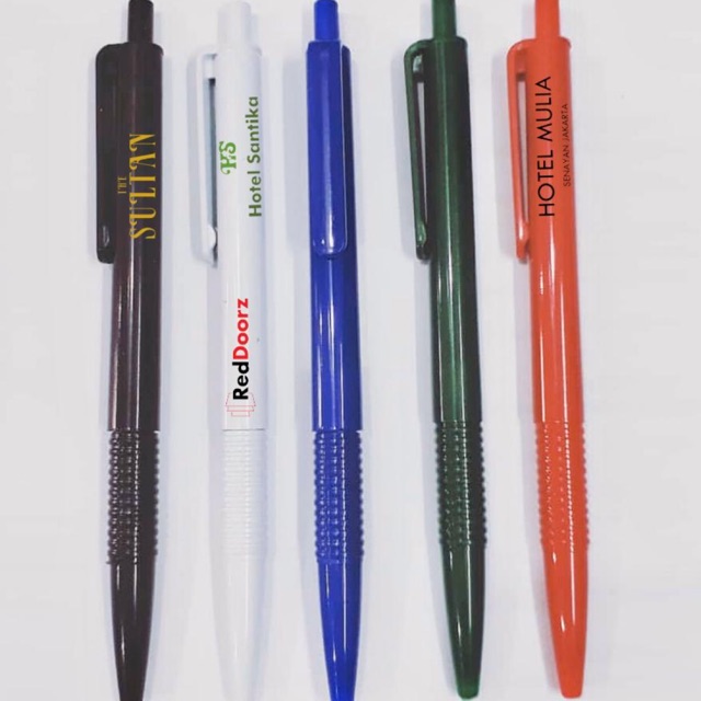 

Pulpen balpoint hotel murah custom free cetak nama