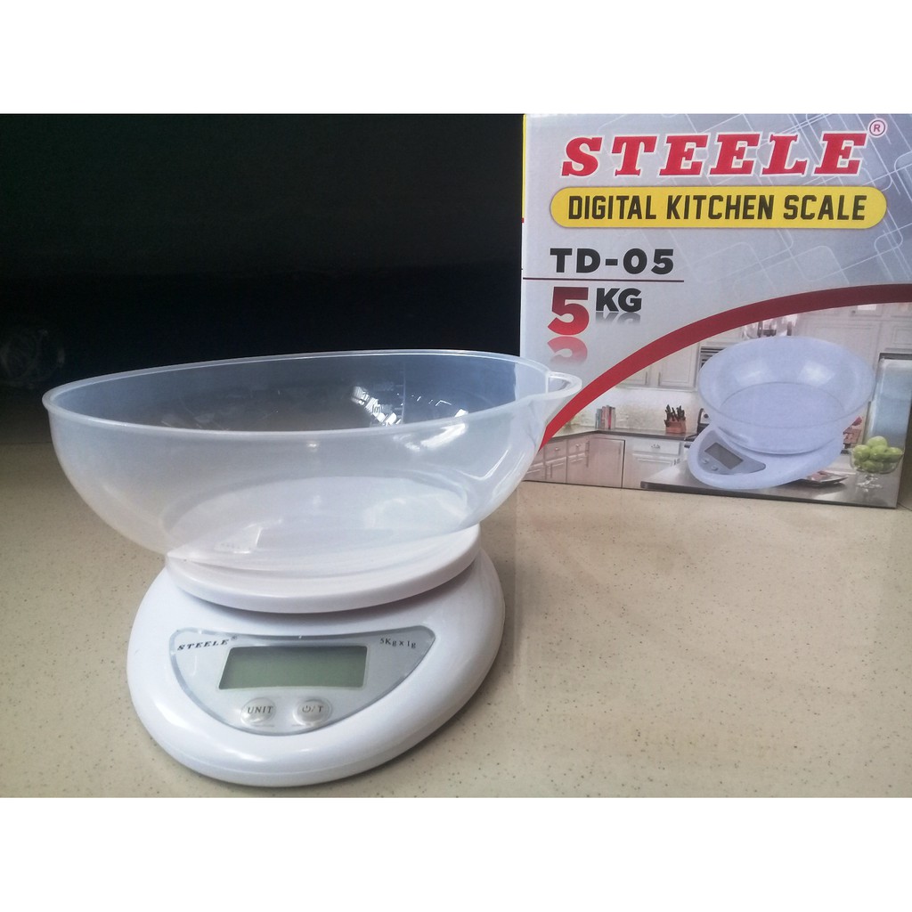 Timbangan Kue 5kg Digital Kitchen Scale - STEELE