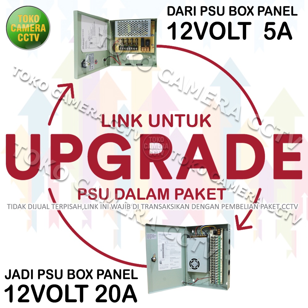 UPGRADE PSU BOX 5A KE PSU BOX 12V 20A