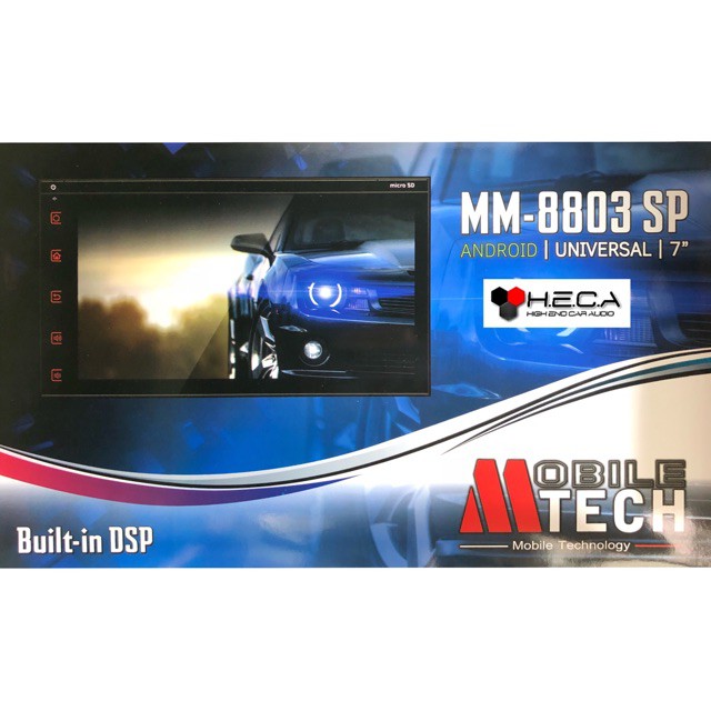 MTECH MM‐8803SP HRS ANDROID MM 8803SP HEAD UNIT TAPE MOBIL DOUBLE DIN 8803 SP + REAR CAMERA - AUDIO-