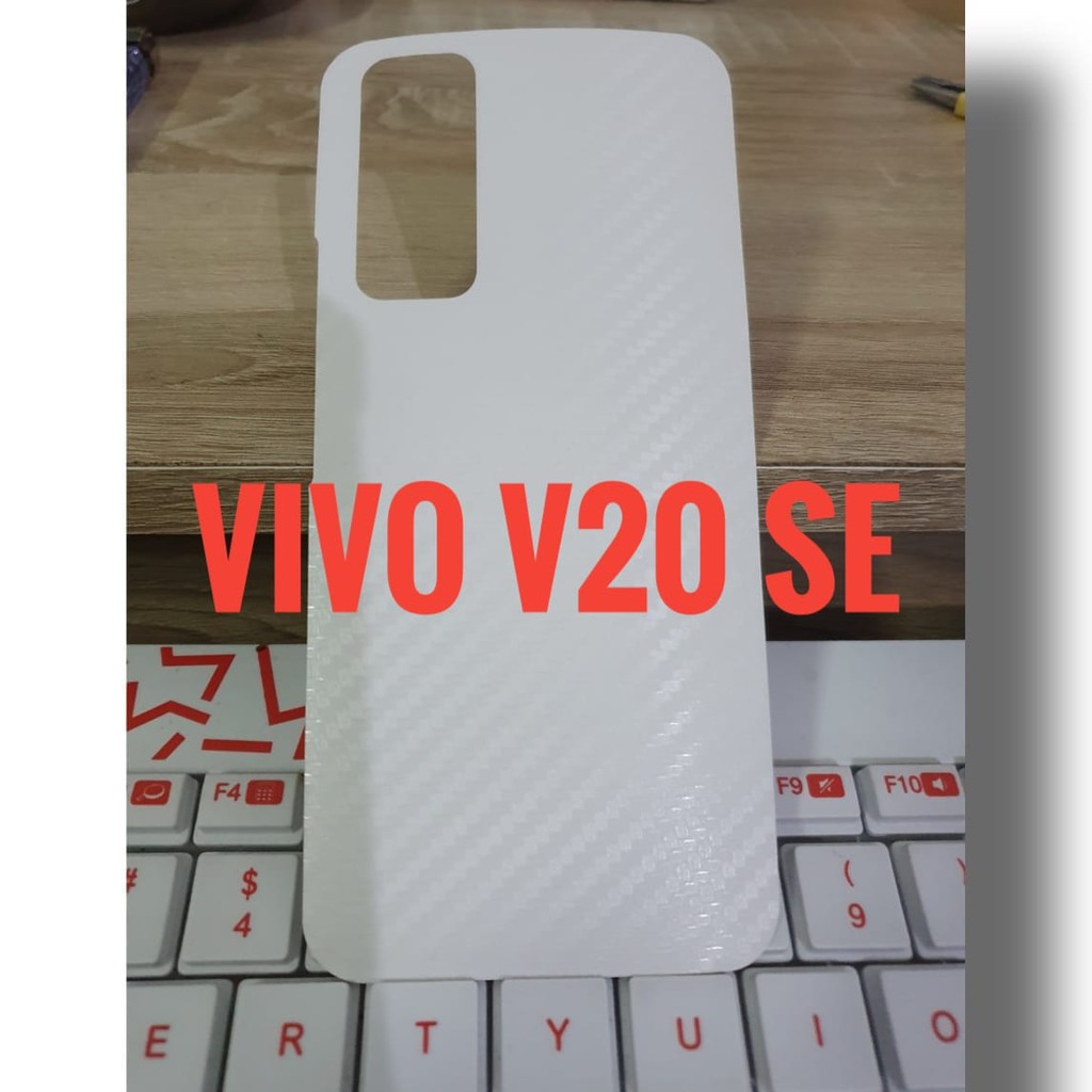 Skin Carbon Vivo V20 SE - Back Skin Handphone Protector Handphone