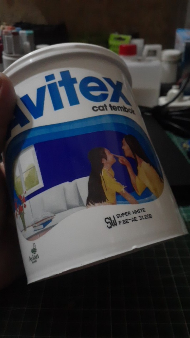 Cat Tembok Avitex Super White 1kg