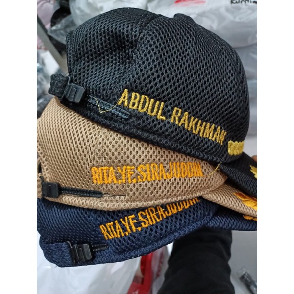 ONGKOS BIAYA BORDIR / Sablon TOPI/SERAGAM PDH PDL