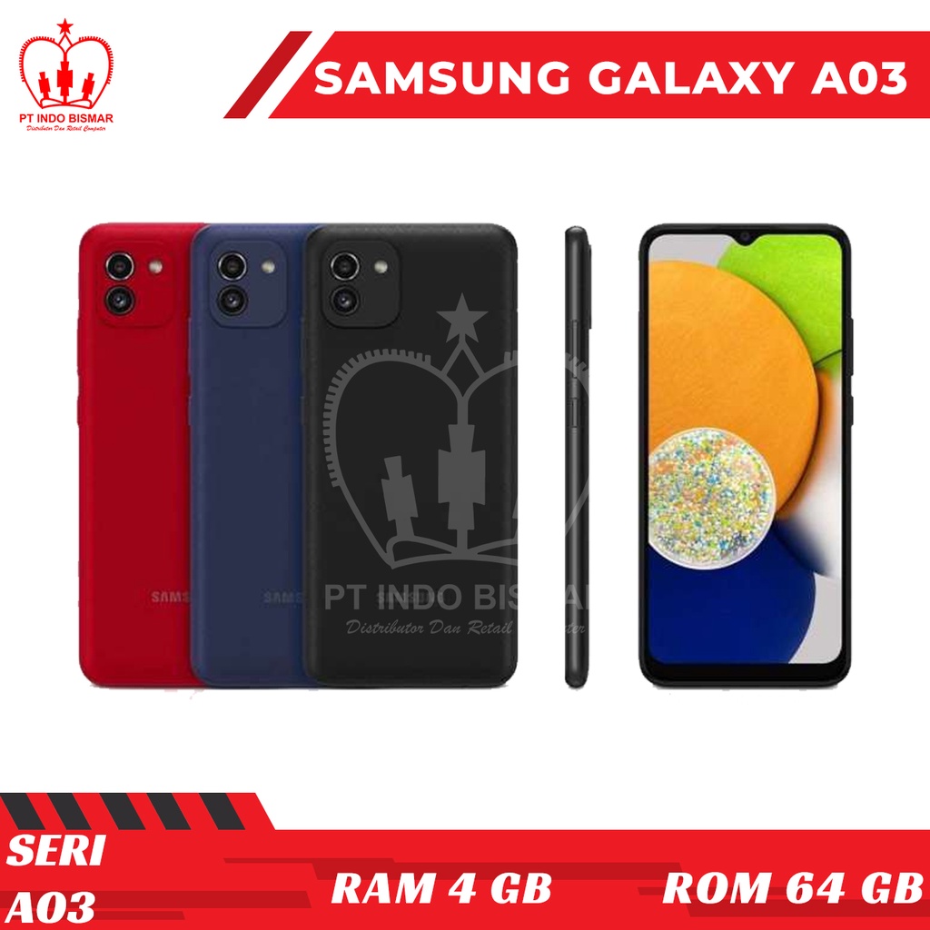 SAMSUNG GALAXY A03 4GB - 64GB SMARTPHONE ANDROID OS