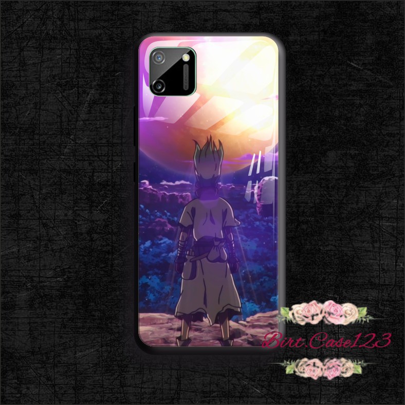 BC Case casing Gambar DR STONE back case glass iphone 5g 6g 6g+7g 7g+ 8g 8g+ x xr xs max 11 5,8 6,1